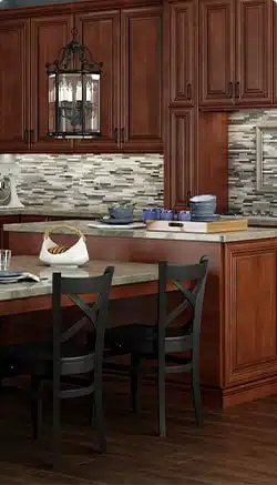 Casselberry Saddle DIY cabinets in kitchen