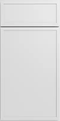 Edgeline White Cabinet Door